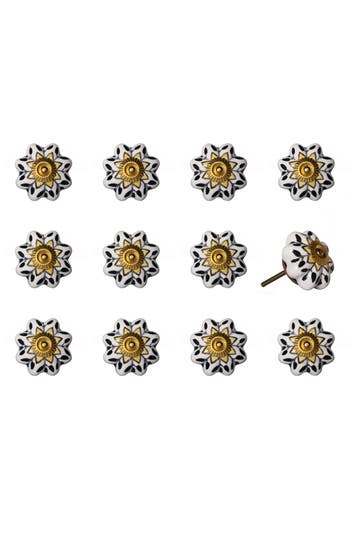 Kinetic 12-pack Knobs In Black Leaf