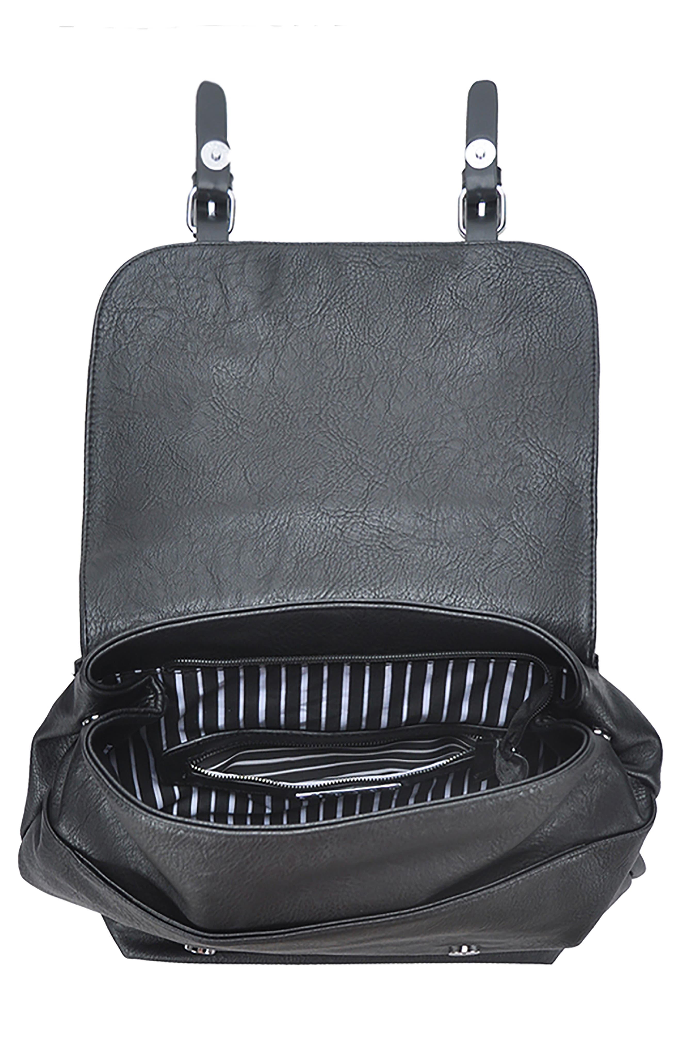 Antik Kraft Schoolboy Faux Leather Backpack, Alternate, color, 