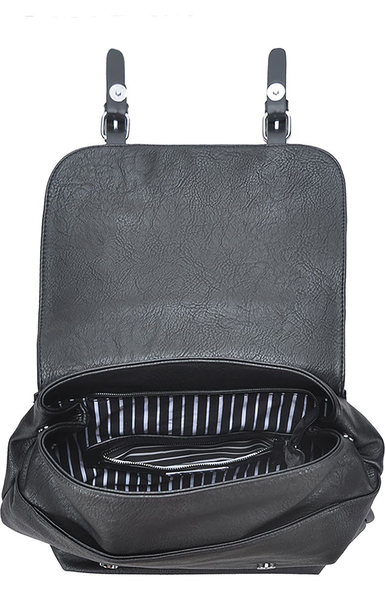 Antik Kraft Schoolboy Faux Leather Backpack, Alternate, color,