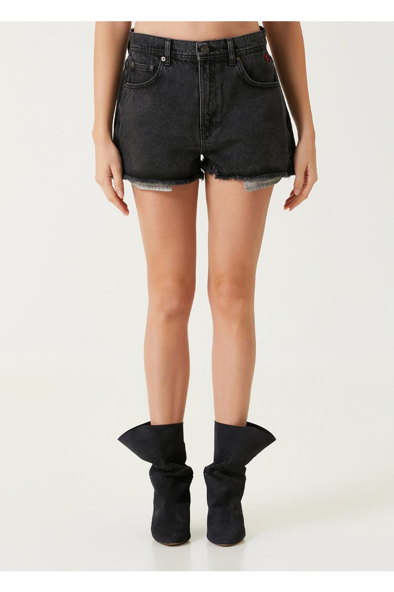 Free Heaven Normal Waist Mini Short, Alternate, color, black