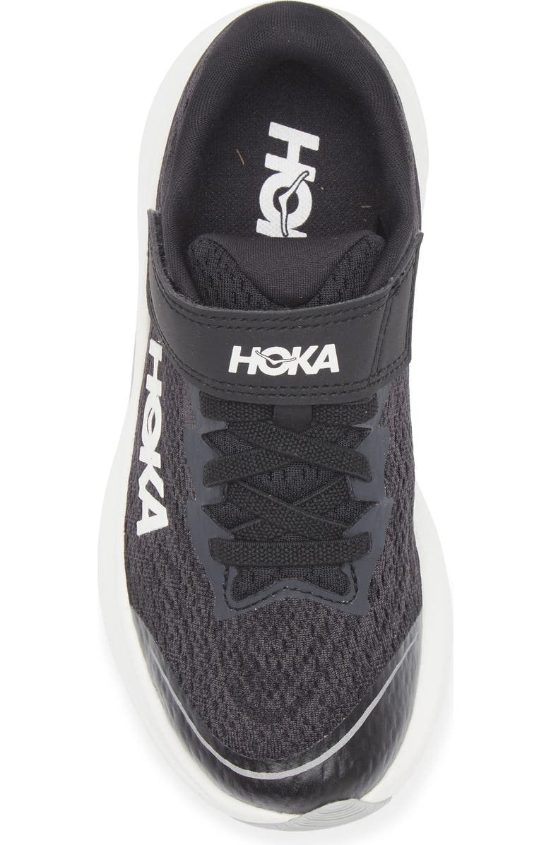 HOKA Kids' Rincon 4 Running Sneaker, Alternate, color, Black / White