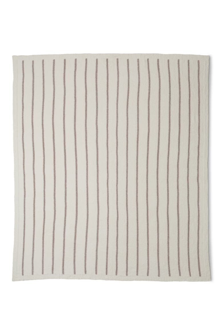 CozyChic™ Pinstripe Bed Blanket, Alternate, color, PEARL/ TAUPE