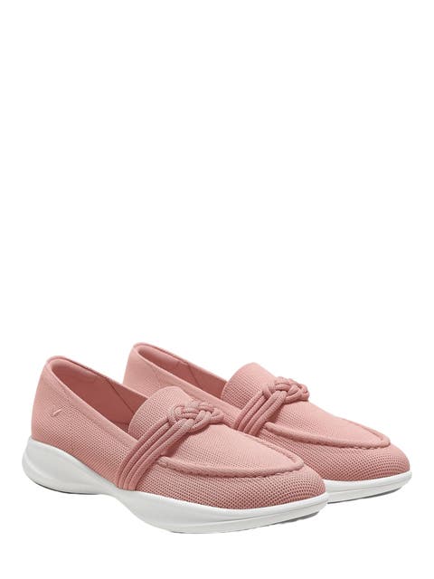 Water-Repellent Round-Toe Sneaker Loafers