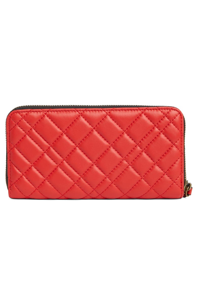 Kurt Geiger London Zip Around Leather Wallet, Alternate, color,