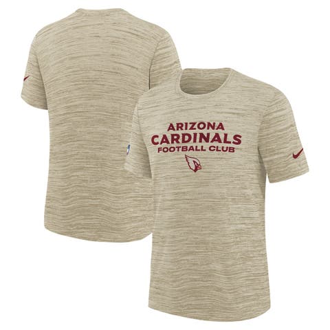 Youth Nike  Natural Arizona Cardinals Rivalries Collection Sideline Velocity Dri-FIT T-Shirt