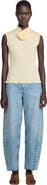 SANDRO Smocked T-shirt with flower detail