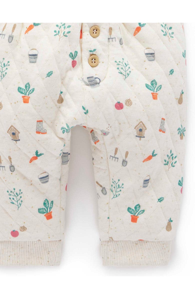 Purebaby Quilted Track Set, Alternate, color, Veggie Patch Print