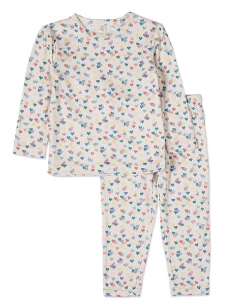Infant Candied Hearts Pointelle Pull-On Pajama Set (Baby)