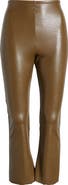 Commando Faux Leather Flare Crop Pull-On Pants