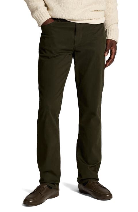Dylan Slim Fit Peached Stretch Cotton Pants