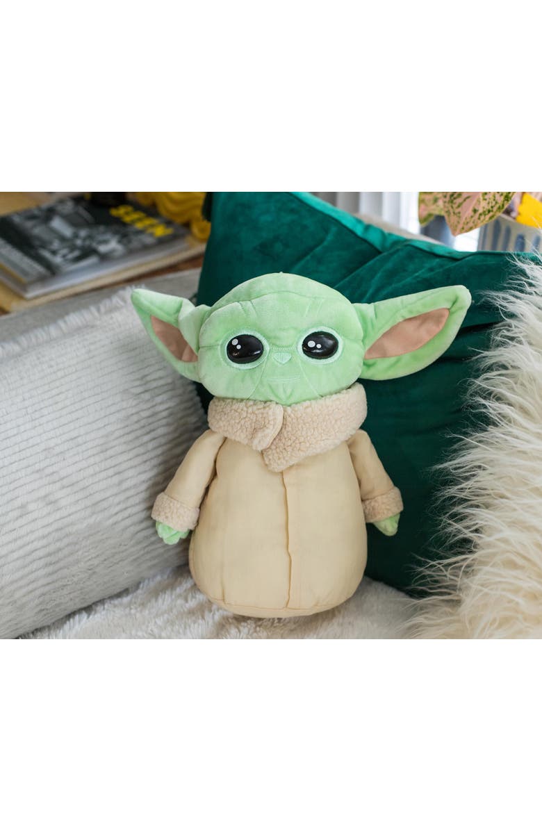 Toynk Star Wars The Mandalorian The Child Plush Toy with Pocket | 12 Inches, Alternate, color, Green