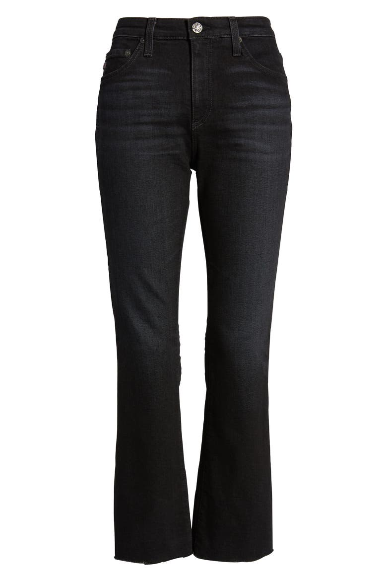 Jodi Mid Rise Raw Hem Crop Flare Jeans, Alternate, color, 2 YEARS MARQUEE