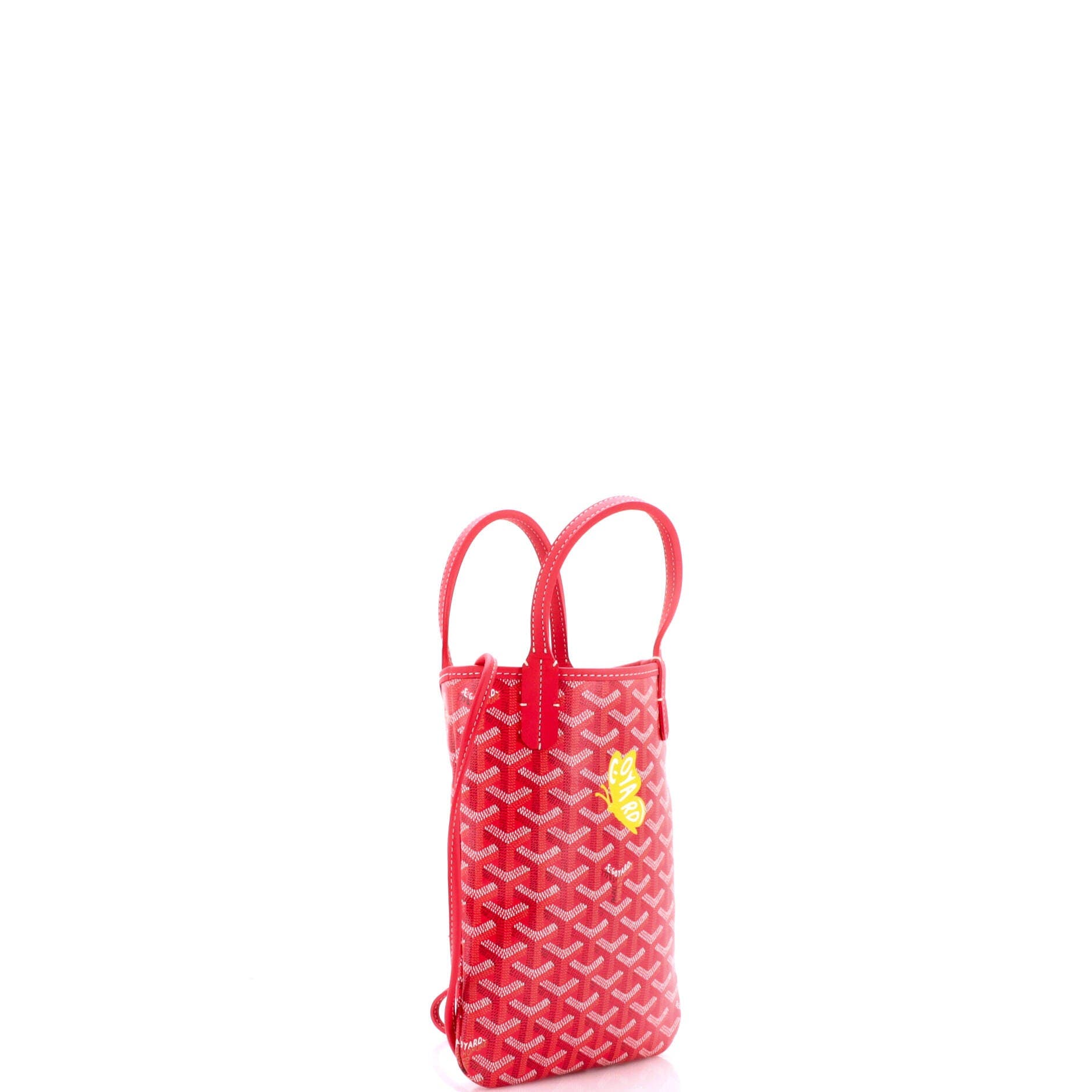 Poitiers Tote Printed Coated Canvas and Printed Canvas Mini, Alternate, color, Red