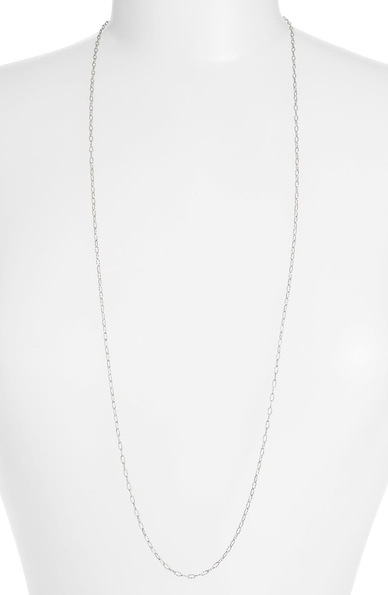Bony Levy Textured Chain Long Necklace, Main, color, 