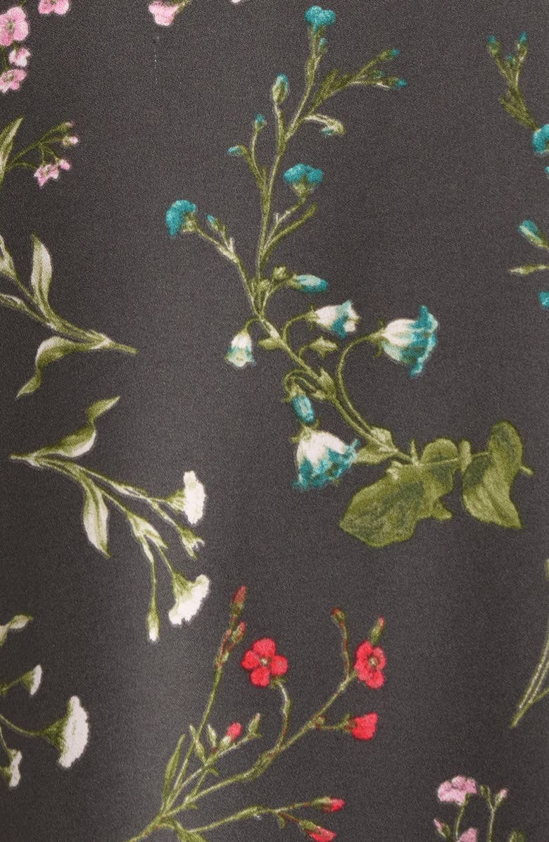 SUGARLIPS Morrigan Bubble Sleeve Shift Dress, Alternate, color, Green-Multi