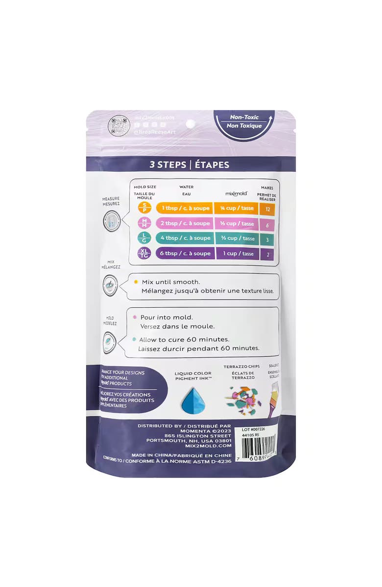Brea Reese Ceramic Resin Powder Purple 1Lb, Alternate, color, Multicolored