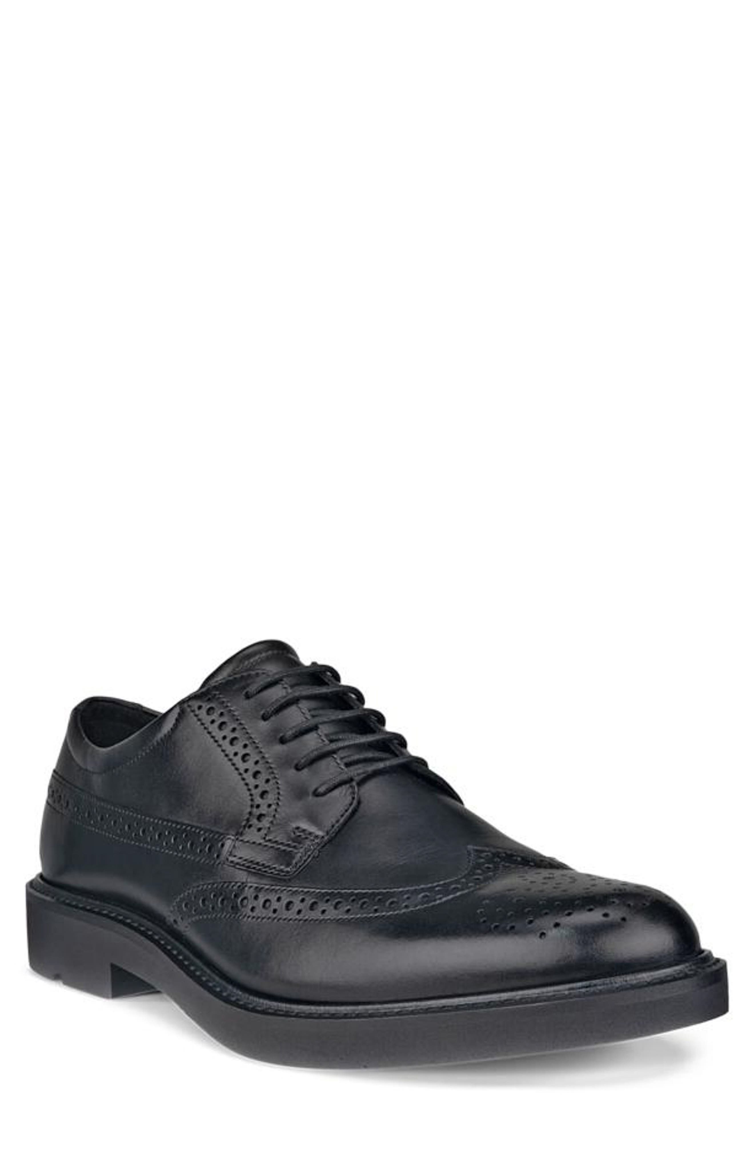 ECCO Metropole London Wingtip Oxford, Main, color, Black
