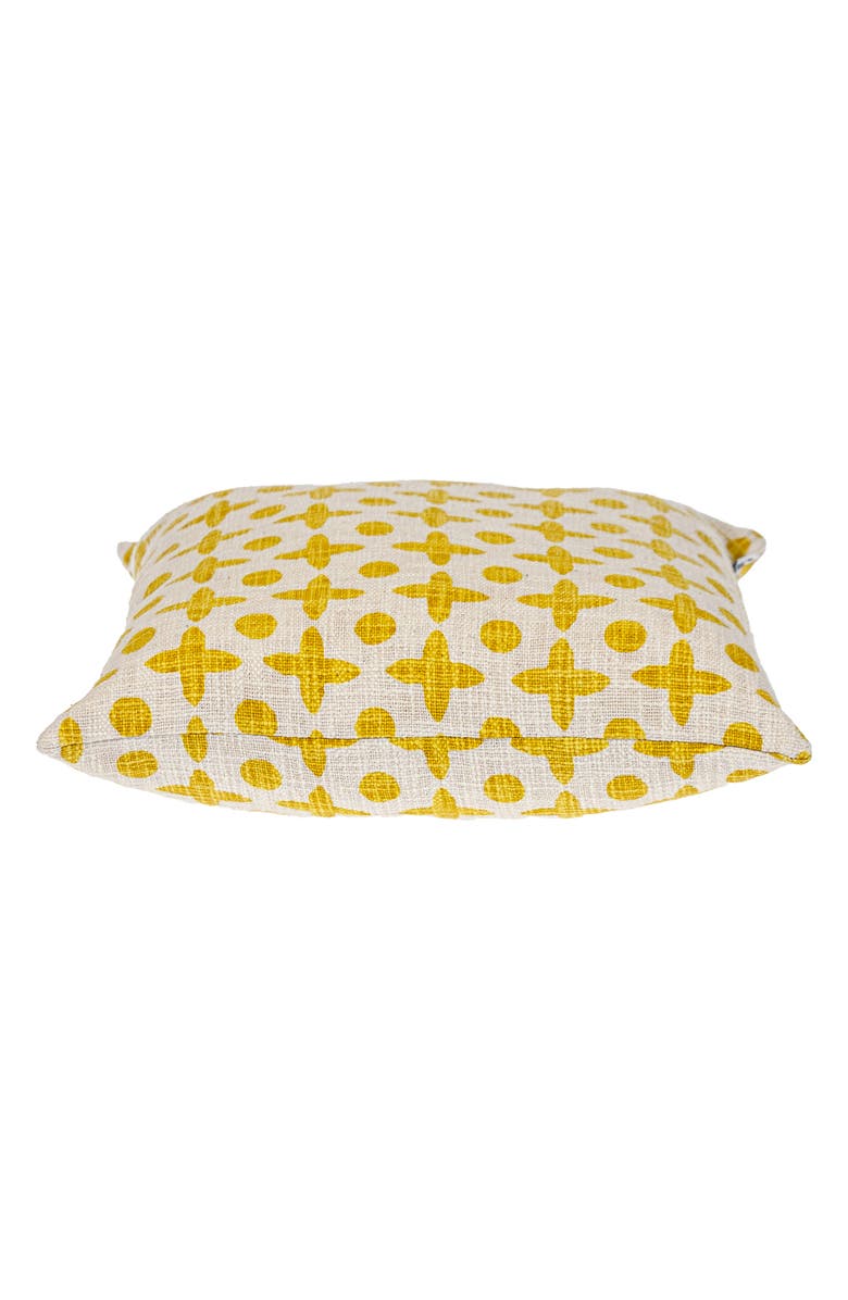 PARKLAND COLLECTION Geometric Decorative Throw Pillow, Alternate, color, Yellow