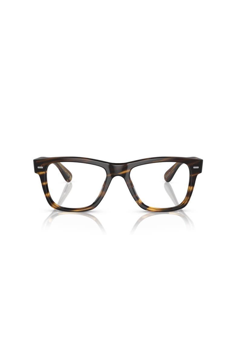 51mm Rectangle optical glasses, Alternate, color, Tortoise