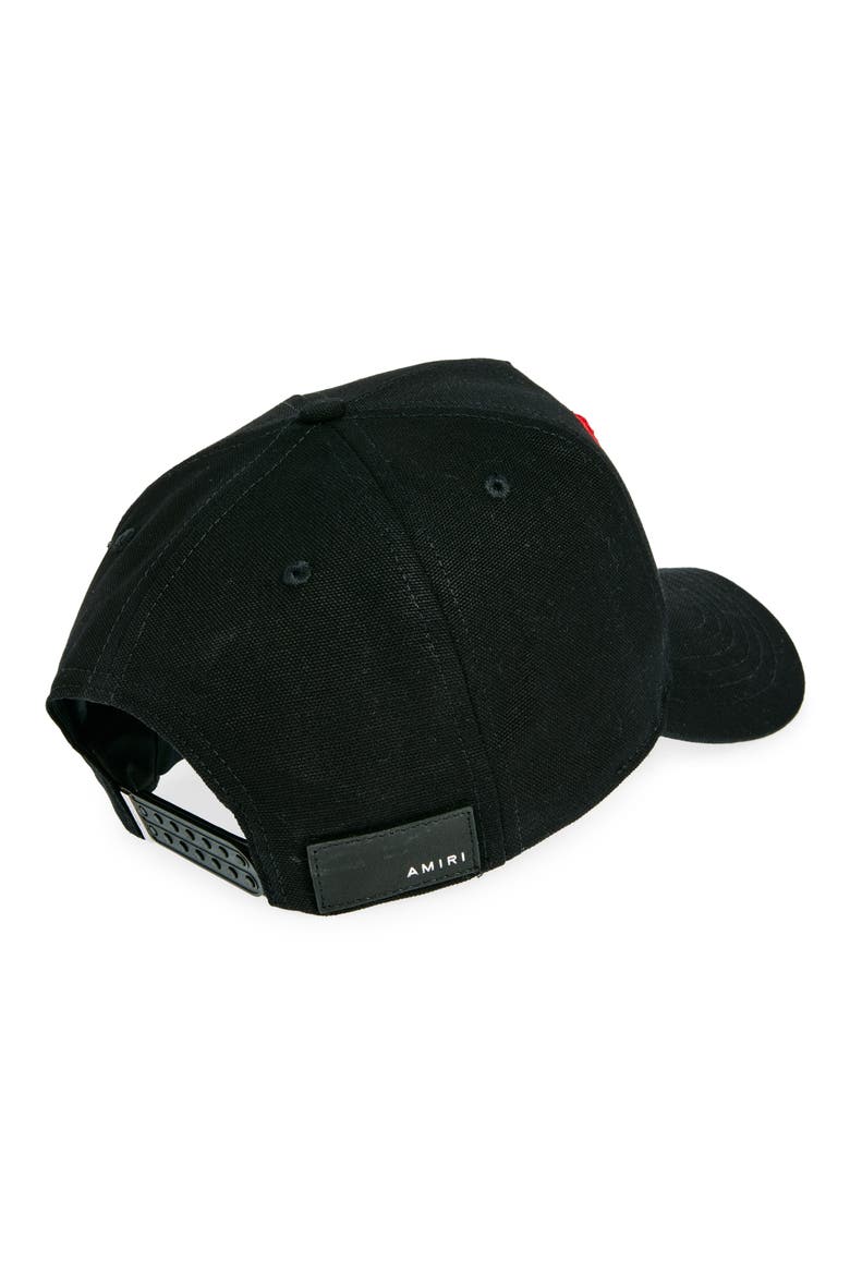 AMIRI Staggered Logo Cotton Canvas Baseball Cap (Men) | Nordstrom