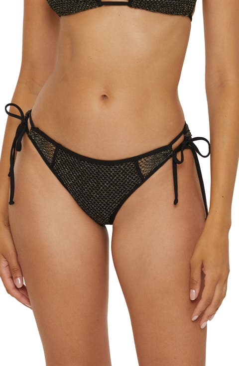 Network Side Tie Hipster Bikini Bottoms