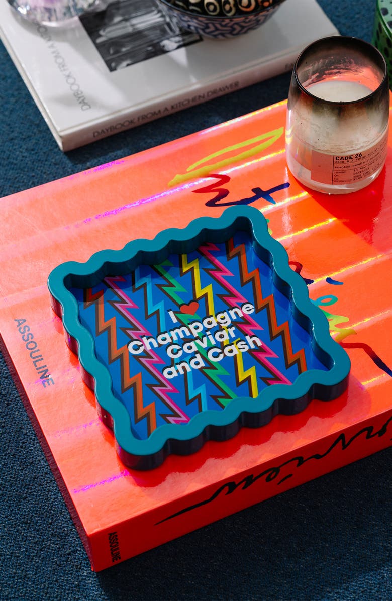 Furbish Champagne Caviar Lacquer Tray, Alternate, color, Champagne Caviar