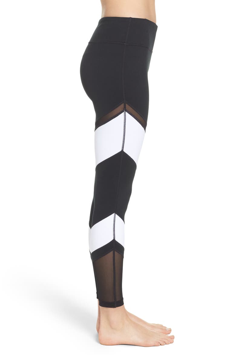 Epic Clean Block Ankle Leggings, Alternate, color, BLACK