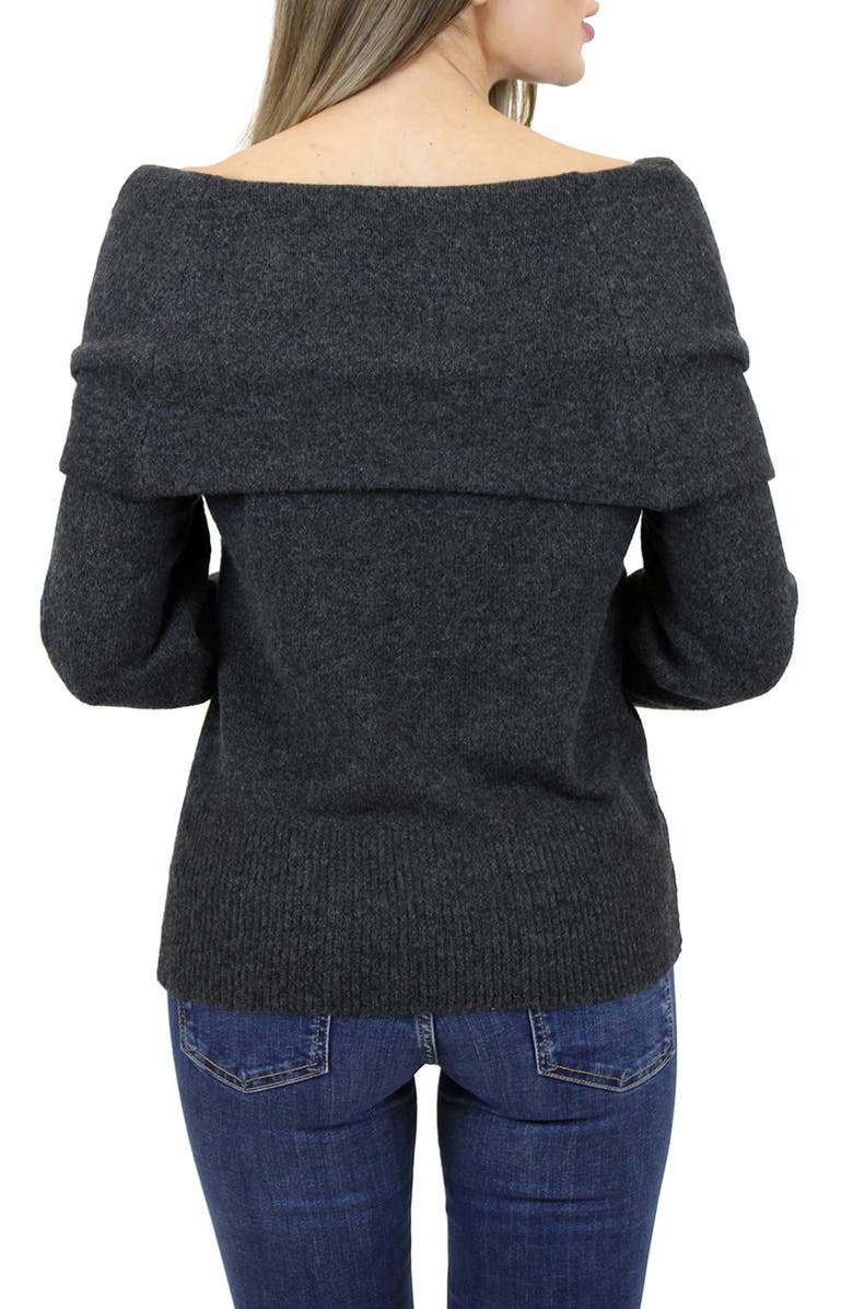 beachlunchlounge Priscilla Boat Neck Sweater, Alternate, color,