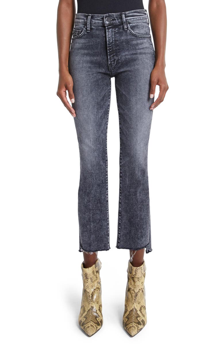 MOTHER The Insider Crop Step Fray Jeans, Main, color,