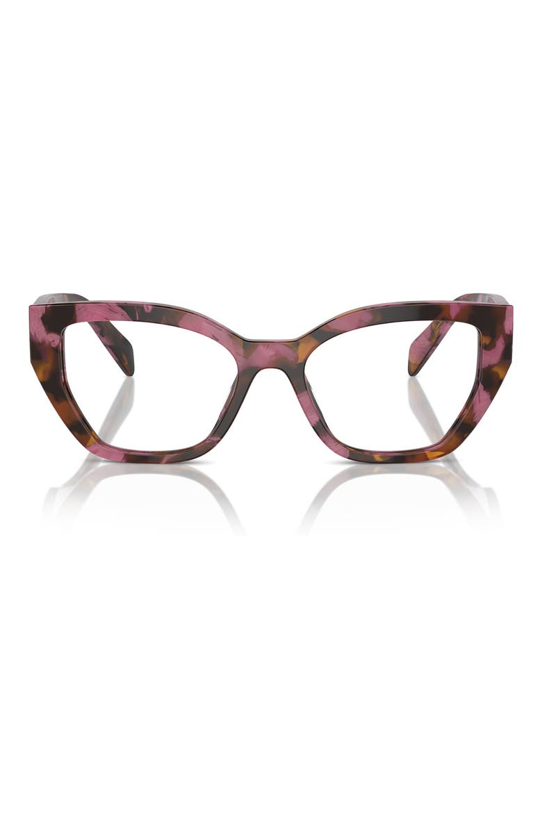 53mm Cat Eye Optical Glasses, Main, color, GREY TORT