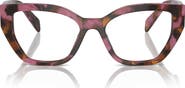 Prada 53mm Cat Eye Optical Glasses