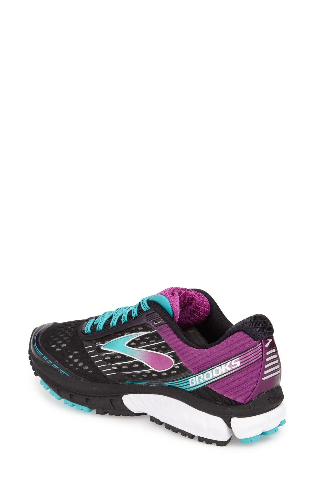 'Ghost 9' Running Shoe, Alternate, color, BLACK/SPARKLING GRAPE/CERAMIC