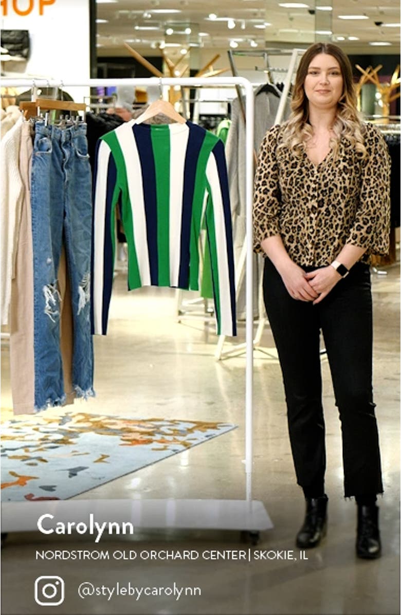 Rib Stripe Sweater, sales video thumbnail