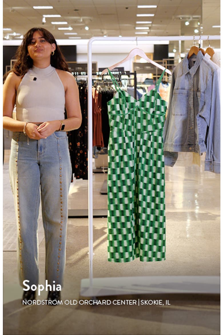 Cape Town Check Print Midi Dress video
