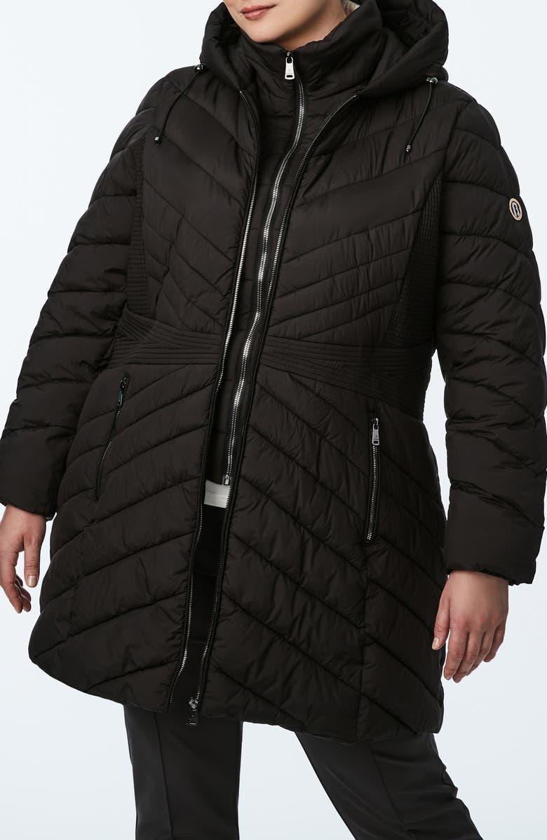 Bernardo Softy Glam EcoPlume<sup>™</sup> Packable Puffer Coat, Alternate, color,