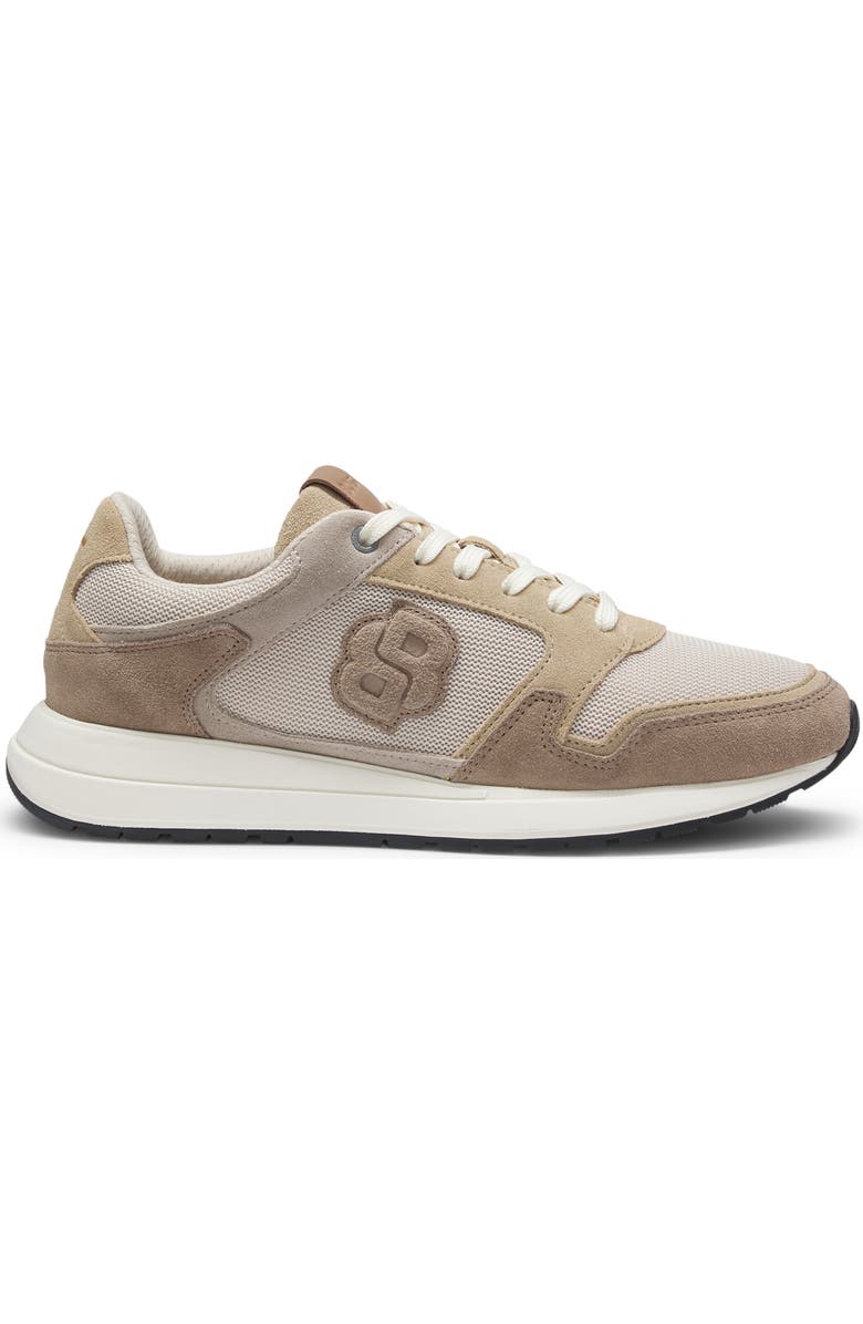 BOSS Vinston Runn Sneaker, Alternate, color, Beige