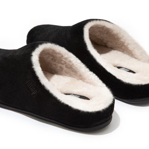 Fitflop Chrissie Shearling In Black