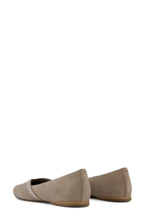 Toms Gemma Ballet Flat In Gray
