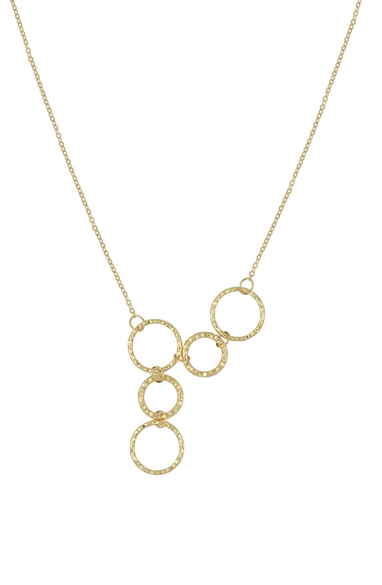 Bony Levy 14K Gold Textured Ring Pendant Necklace, Main, color, 14K Yellow Gold