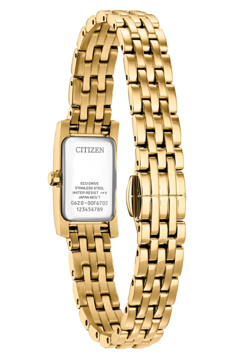 Citizen Petite Palidoro Bracelet Watch, 14.3mm, Alternate, color, Gold-Tone