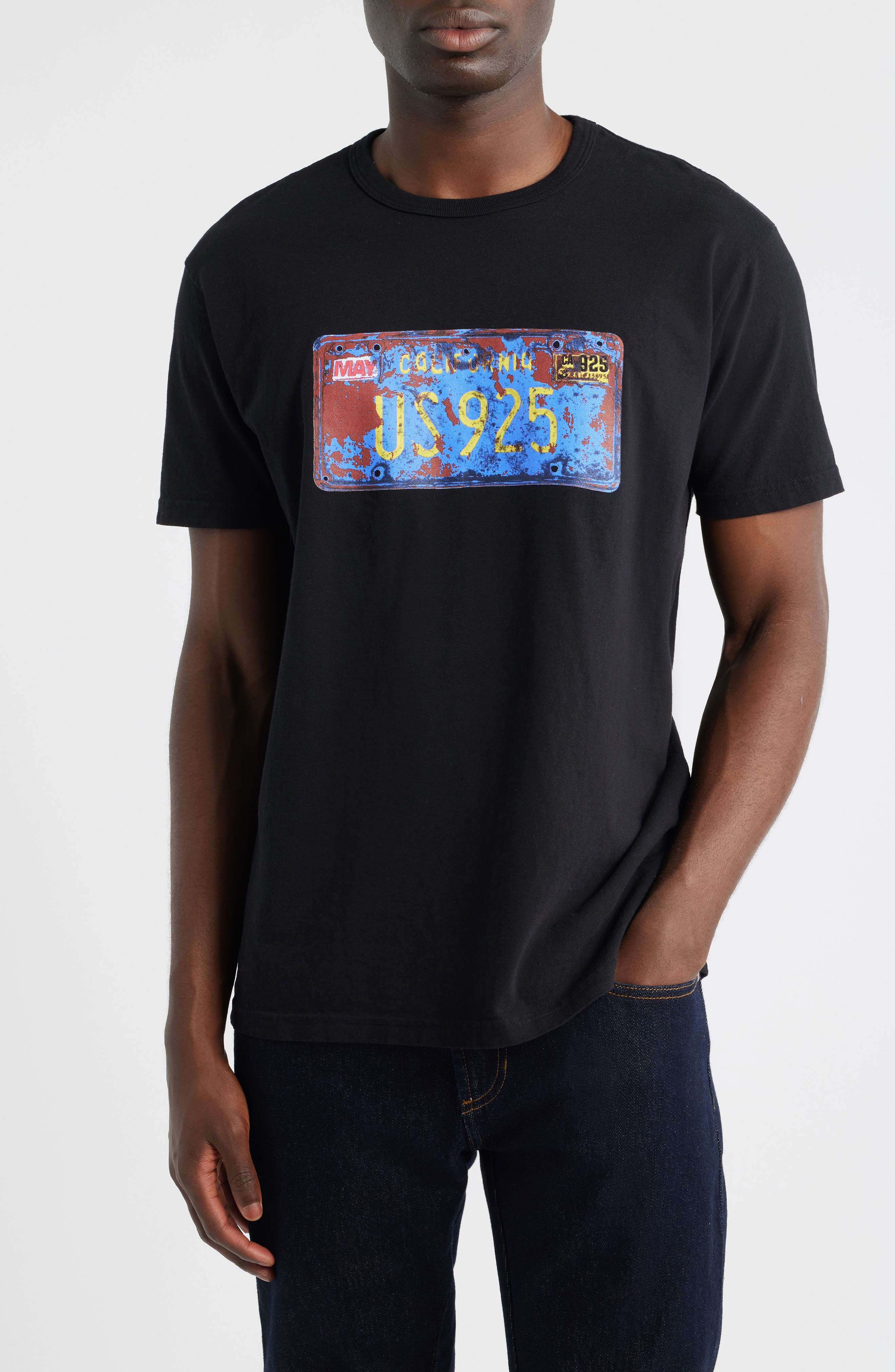 925 Originals License Plate Graphic T-Shirt