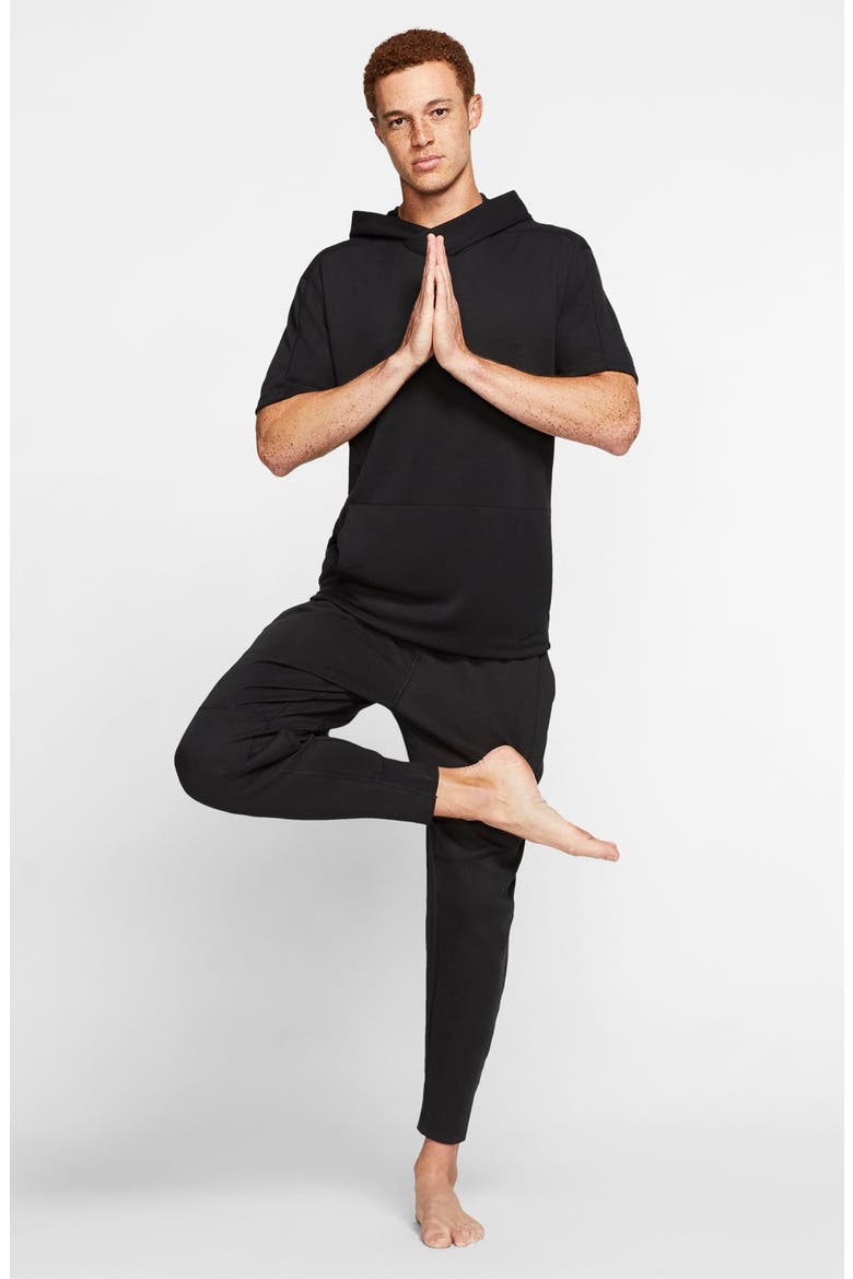 Yoga Dri-FIT Hyperdry Hoodie, Alternate, color, BLACK