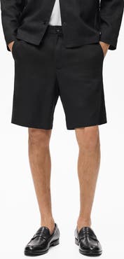 MANGO Elastic Waist Shorts