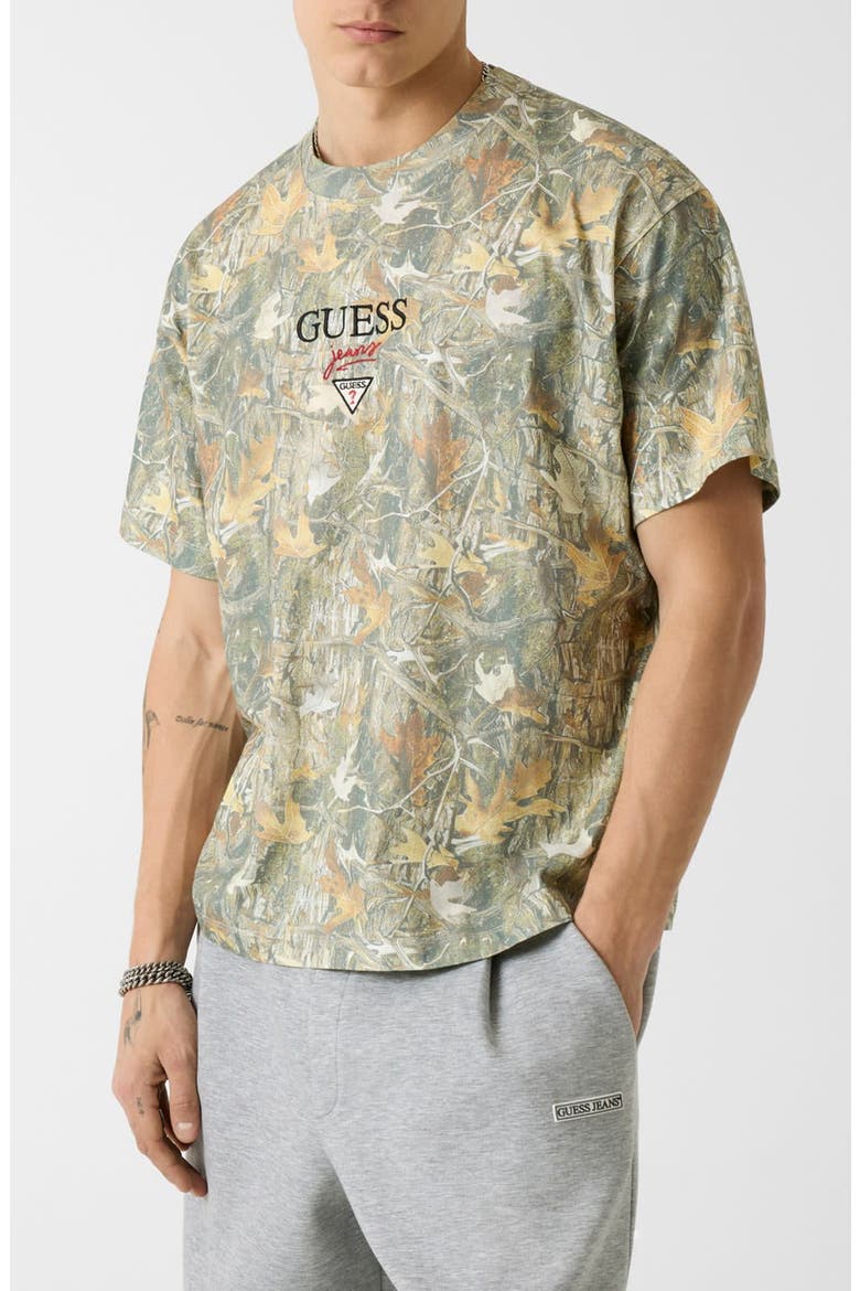 Baker Logo Camouflage Graphic T-Shirt, Main, color, CAMO- BROWN