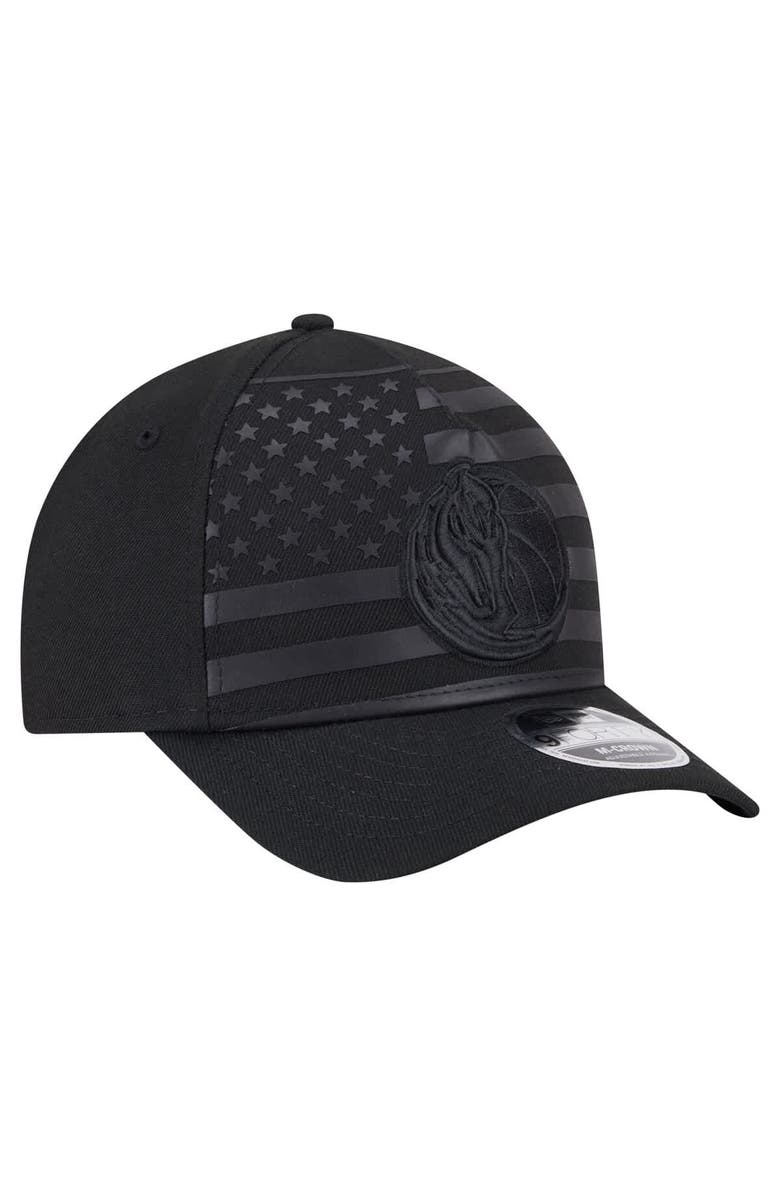 New Era Men's New Era Black Dallas Mavericks Game Day Flag A-Frame 9FORTY Adjustable Hat, Alternate, color, Black