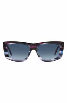 Missoni 60mm Gradient Rectangular Sunglasses