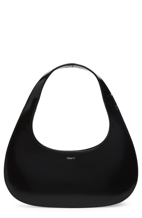 Swipe Baguette Leather Bag