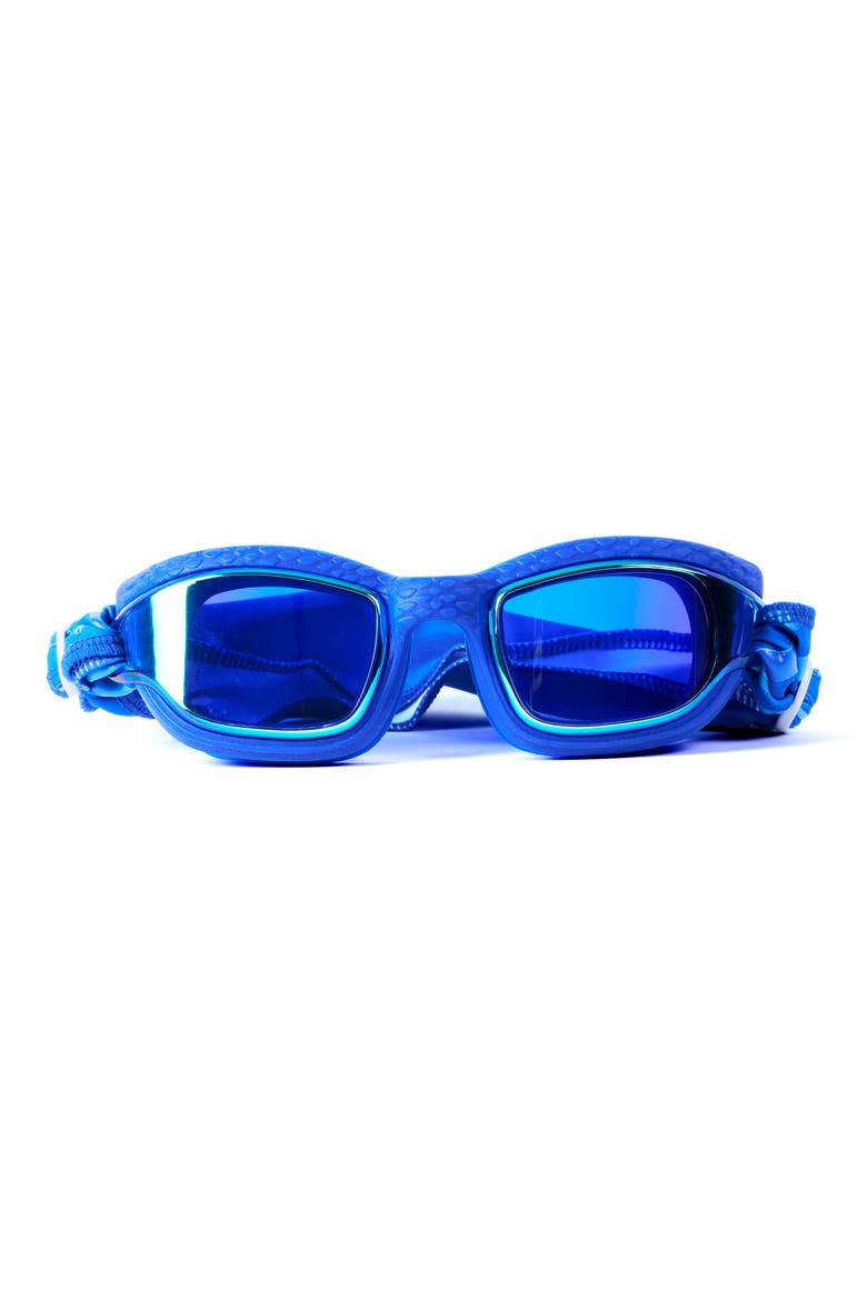 Kids' Fabric Strap Swim Goggles, Main, color, BLUE