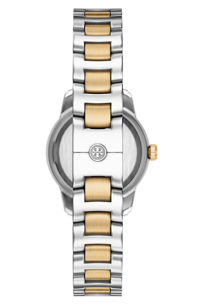 The Small Miller Bracelet Watch, 28mm, Alternate, color, TWO TONE/ MINT GREEN