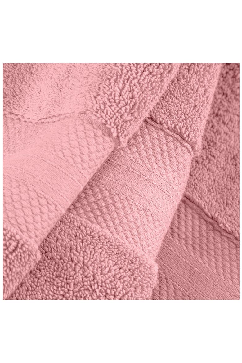 Aria 2-Piece Turkish Cotton Bath Towels, Alternate, color, PINK